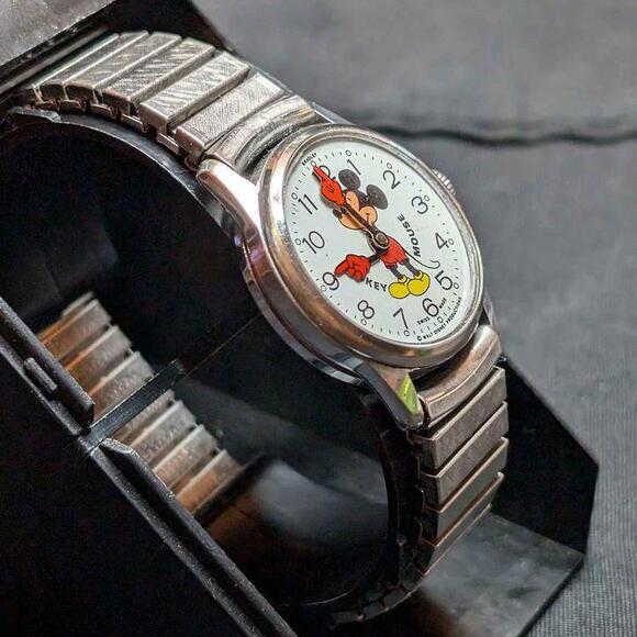 VTG Rare1960s Bradley Disney Mickey Mouse Swiss Made - Picture 3 of 6